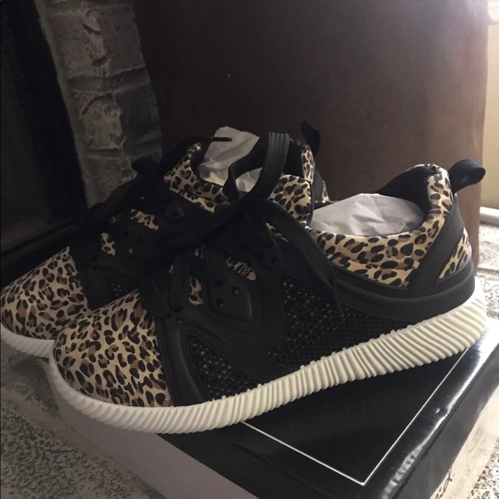 NEW Leopard Tennis Shoes